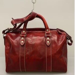 I MEDICI FIRENZE GENUINE ITALIAN LEATHER SATCHEL BAG